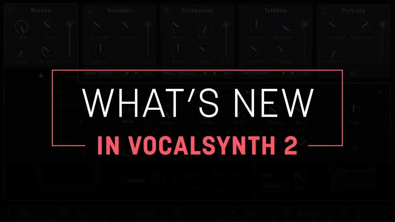 iZotope VocalSynth 2 - video thumbnail image