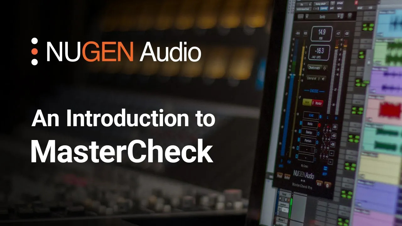 NUGEN Audio MasterCheck - video thumbnail image