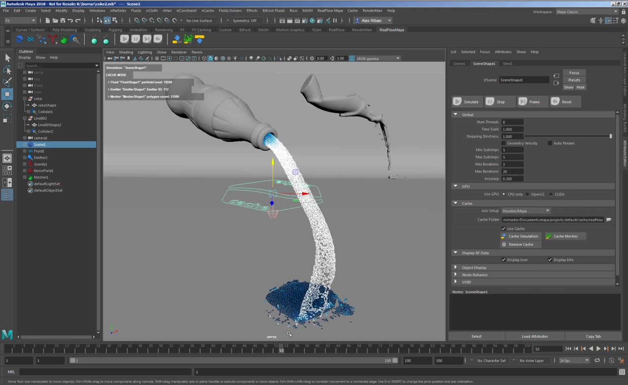 Next Limit RealFlow 10 | Maya (node-locked) - video thumbnail image