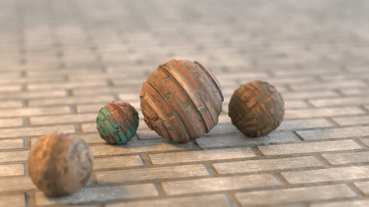 Pixel Lab Redshift Mutating Materials: Bricks - video thumbnail image