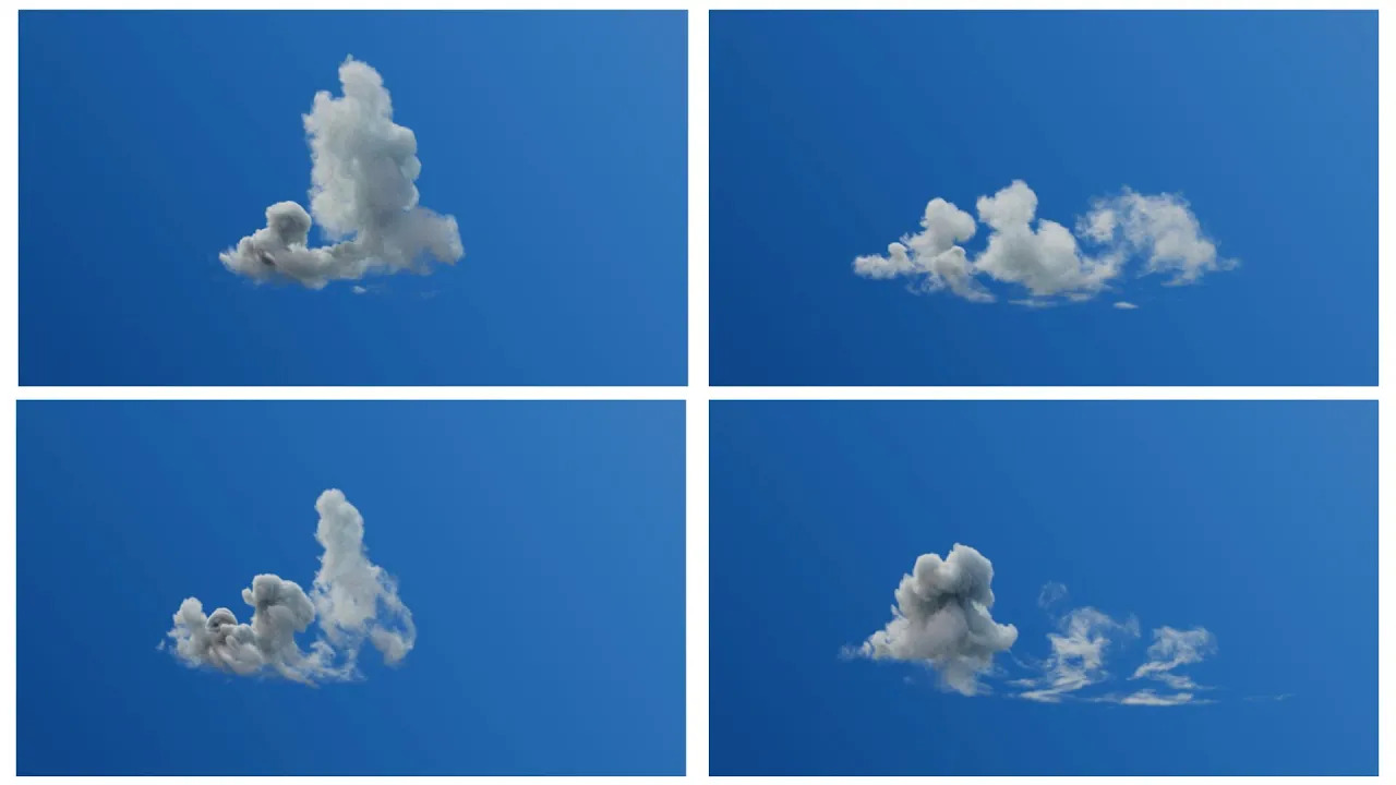 Pixel Lab VDB Clouds Pack 4 - Animated - video thumbnail image