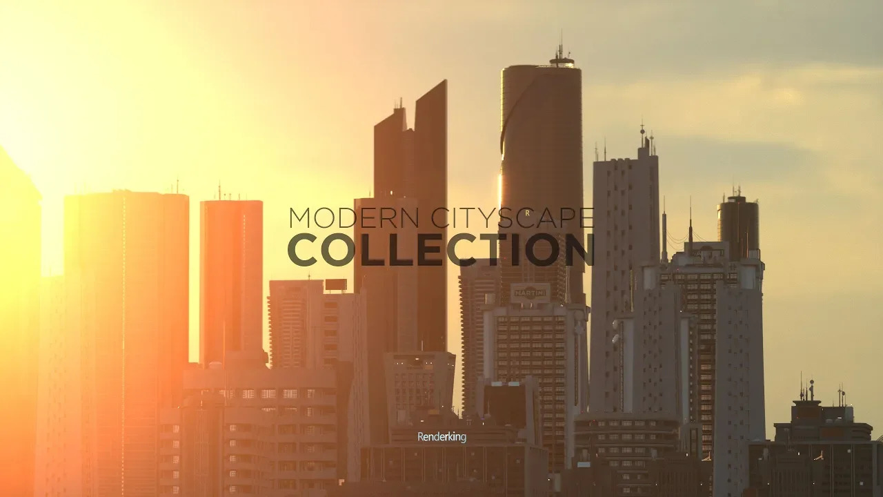 Pixel Lab Modern Cityscape Collection (for CINEMA 4D) - video thumbnail image