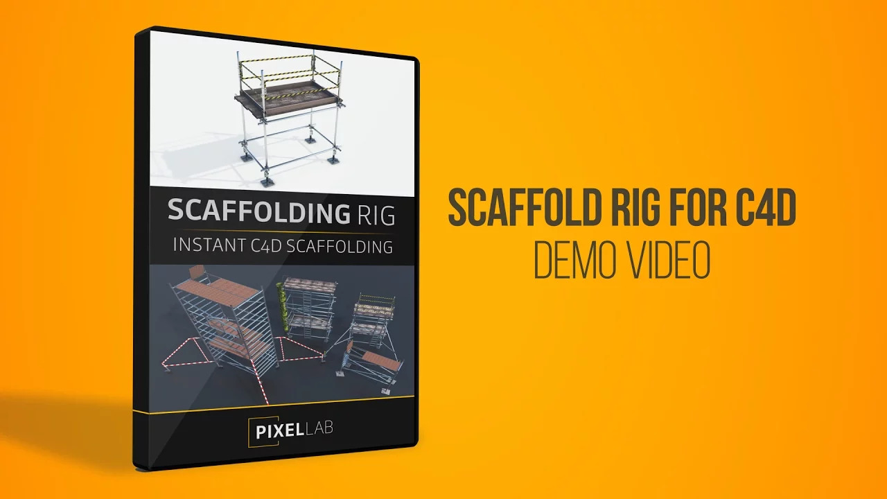 Pixel Lab Scaffolding Rig (for CINEMA 4D) - video thumbnail image