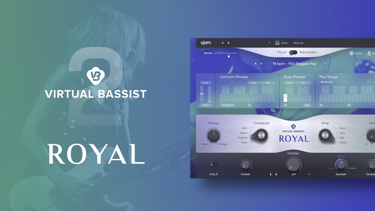 UJAM ROYAL 2 (Virtual Bassist series) - video thumbnail image