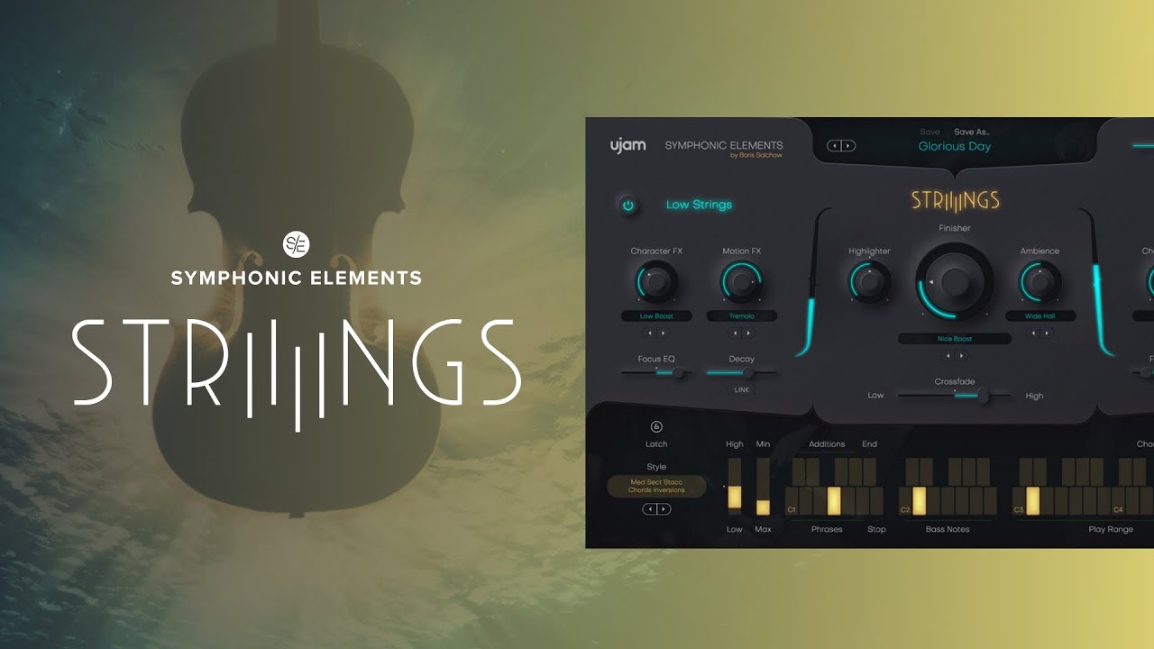 UJAM STRIIIINGS (Symphonic Elements series) - video thumbnail image