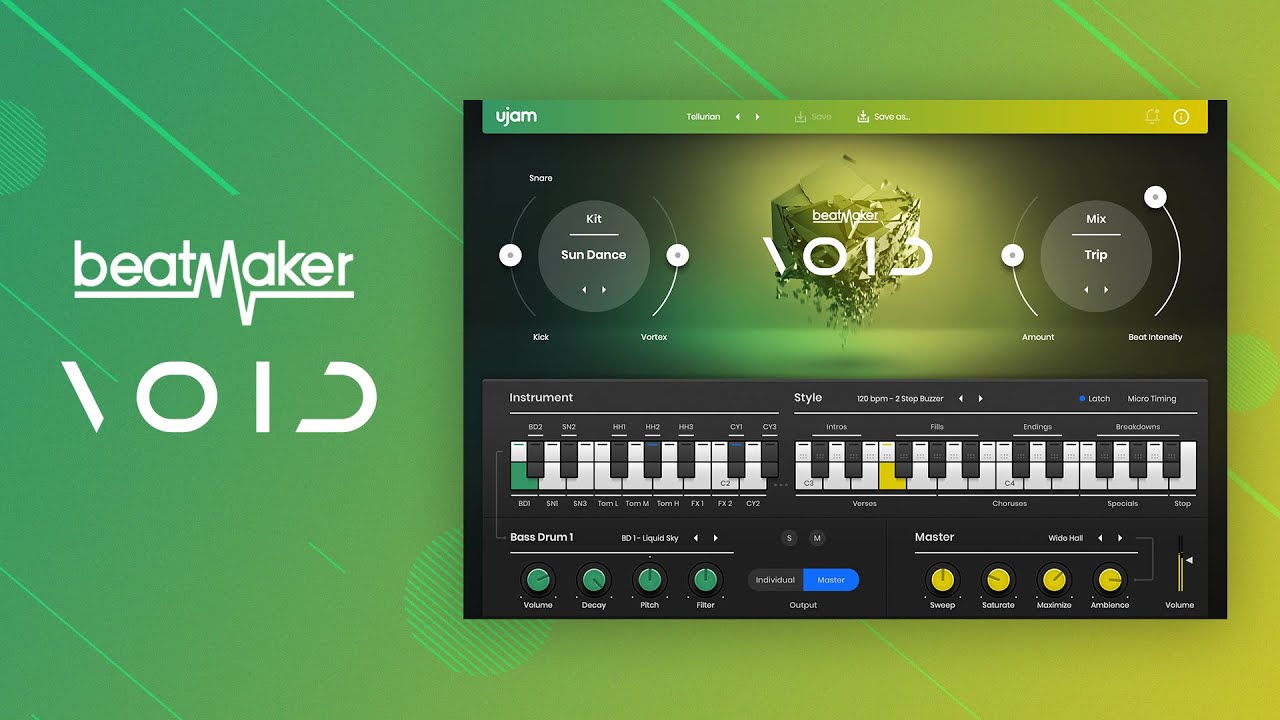 UJAM VOID (Beatmaker series) - video thumbnail image