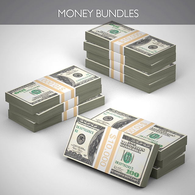 C4Depot 3D Model Collection for Cinema 4D: Money Mega Pack - additional image 3