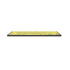 Product image three of Bluetooth Mini Keyboard - LargePrint Black on Yellow - PC US Keyboard