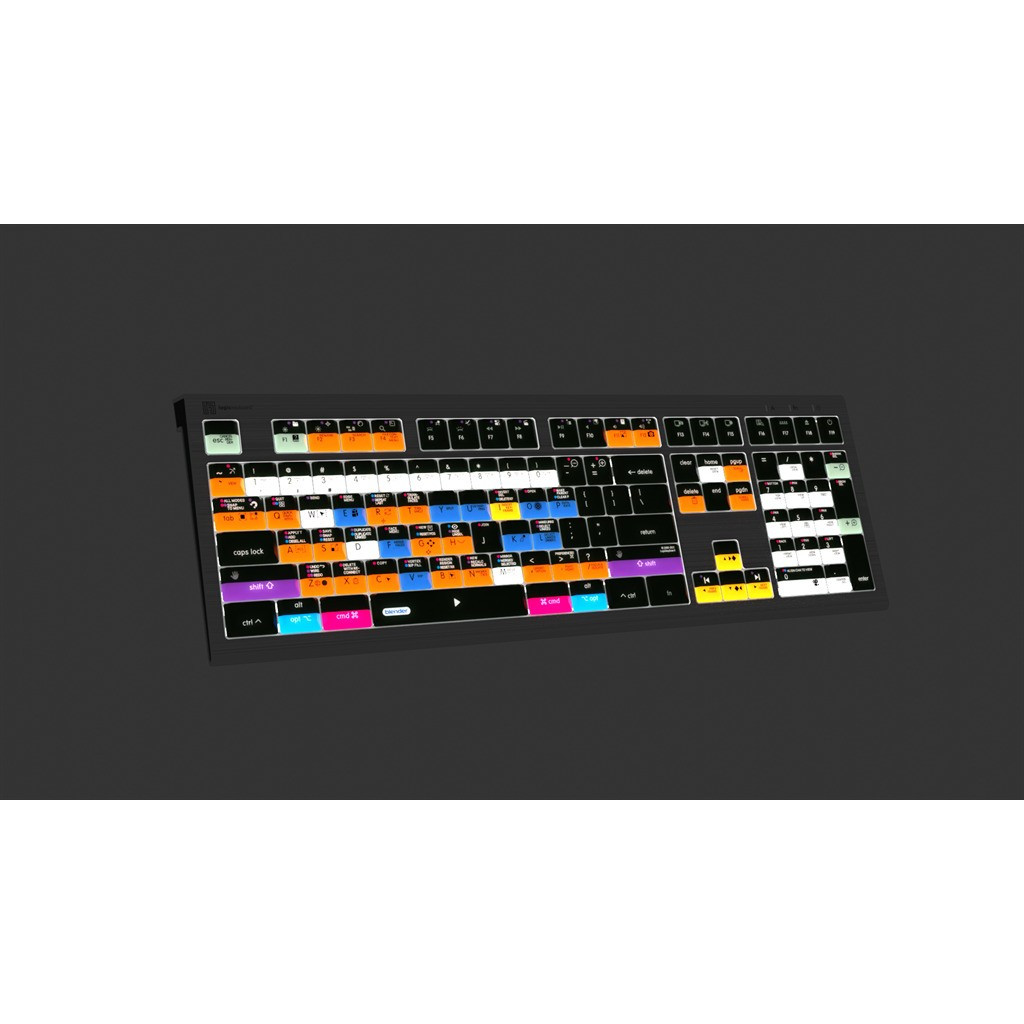 Logickeyboard ASTRA 2 Backlit Series - Blender 3D - Mac US Keyboard
