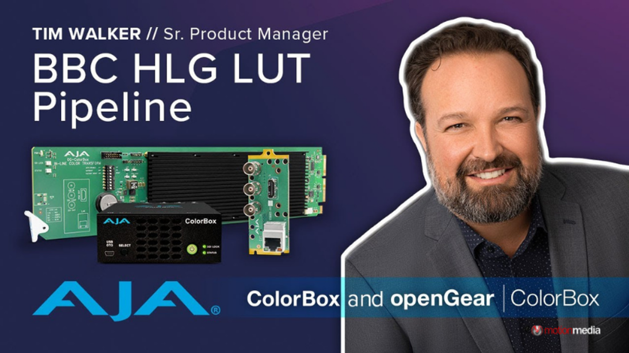 Elevate Your Broadcast Pipeline with the BBC HLG LUTs in AJA ColorBox