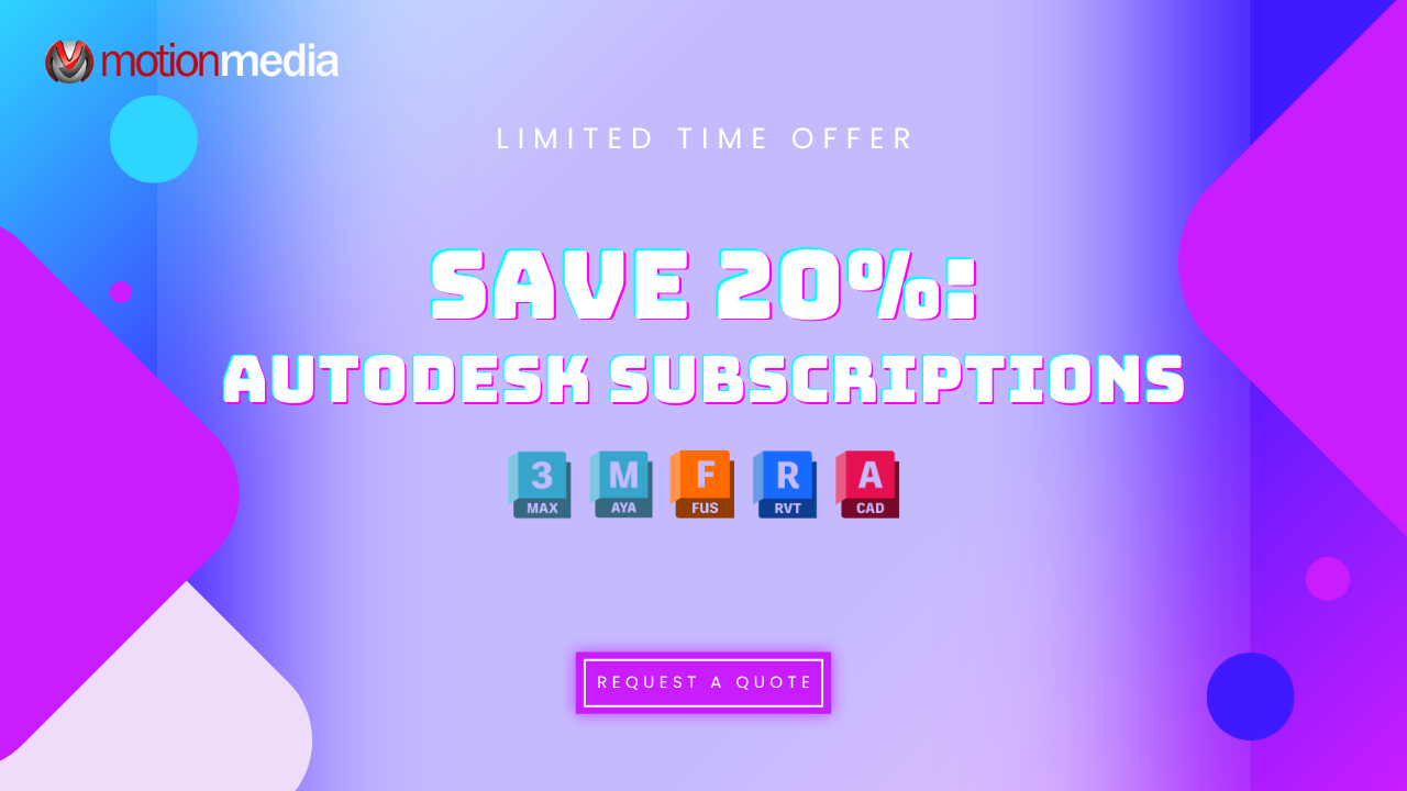 Save 20% on Select Autodesk Subscriptions (Limited-Time Offer)