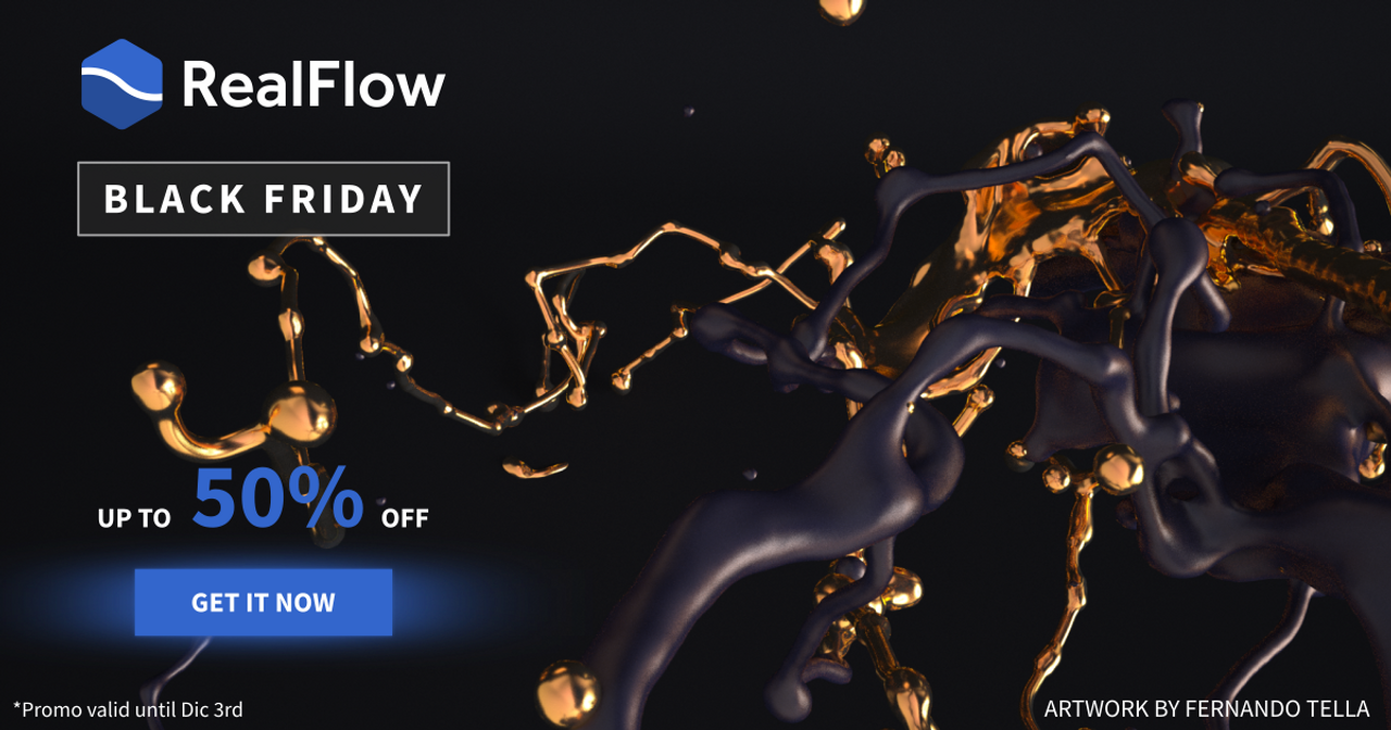 RealFlow Black Friday Sale Ends Today: Get 50% Off New Licenses Before Prices Go Back Up