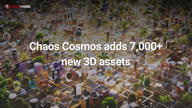 Chaos Cosmos Expands Its 3D Asset Library With 7,000+ New Models