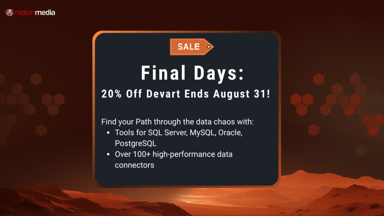 Don’t Miss Out: Devart's 28th Anniversary Sale Ends August 31