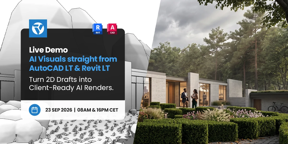 Chaos Veras Live Demo: AI Visuals from AutoCAD LT & Revit LT