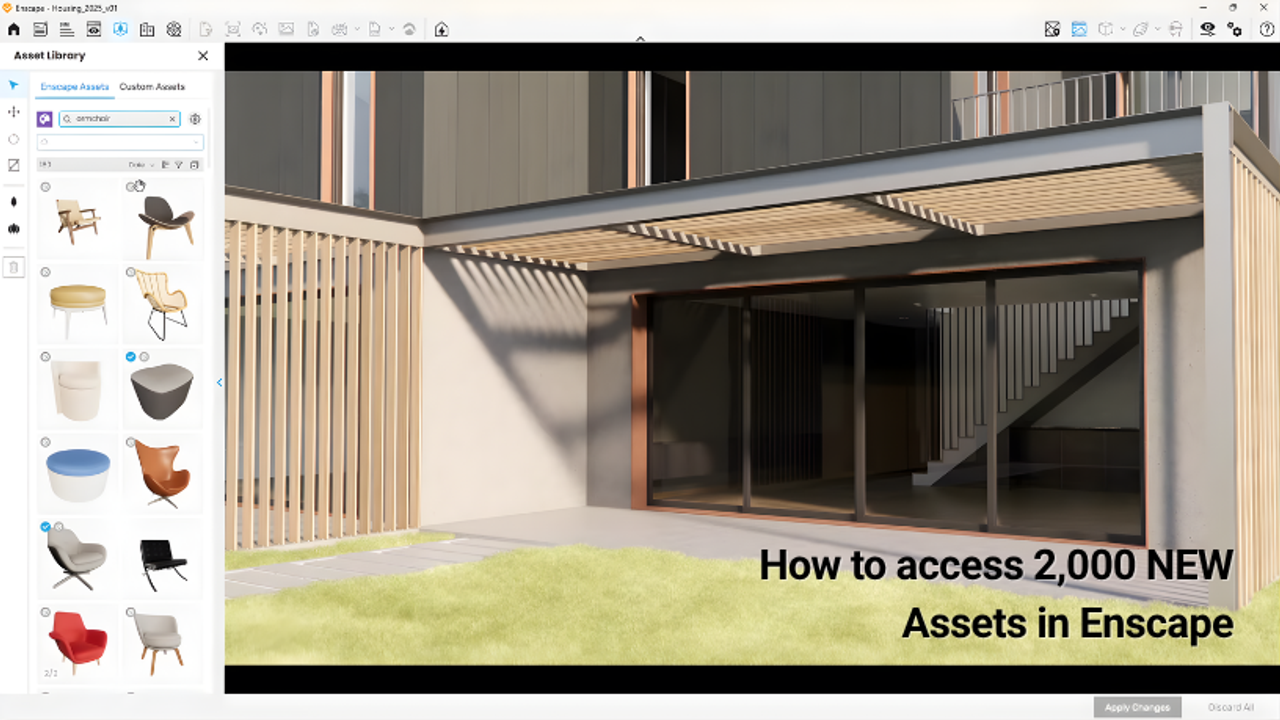 Unlock 2,000 New Assets in Enscape via Chaos Cosmos and Here’s How You Can Get Them Through Motion Media
