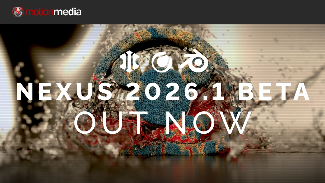 INSYDIUM NeXus 2026.1 Beta Unifies GPU Simulation for Cinema 4D and Blender