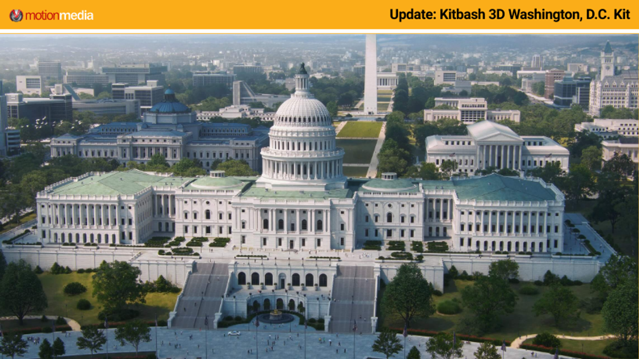 Behind the Kit: Washington, D.C. – A Monumental 3D Collection from KitBash3D