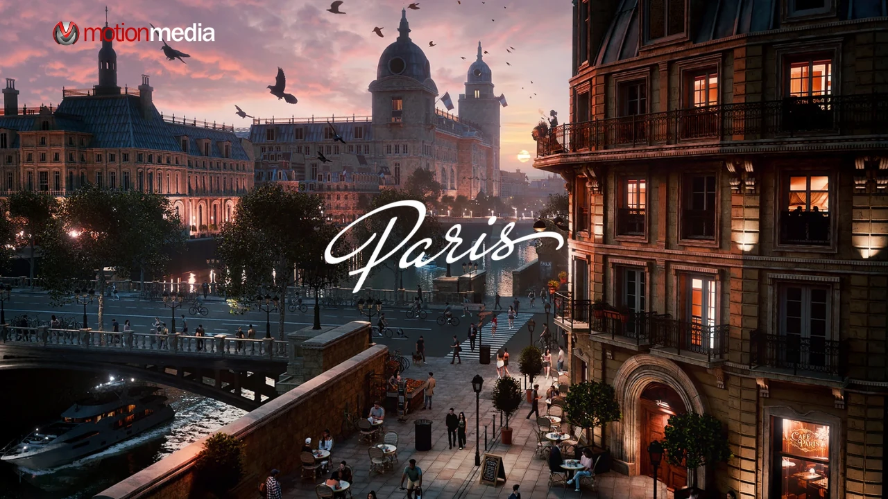 KitBash3D Paris: New 3D City Kit for Film, Games & Visualization