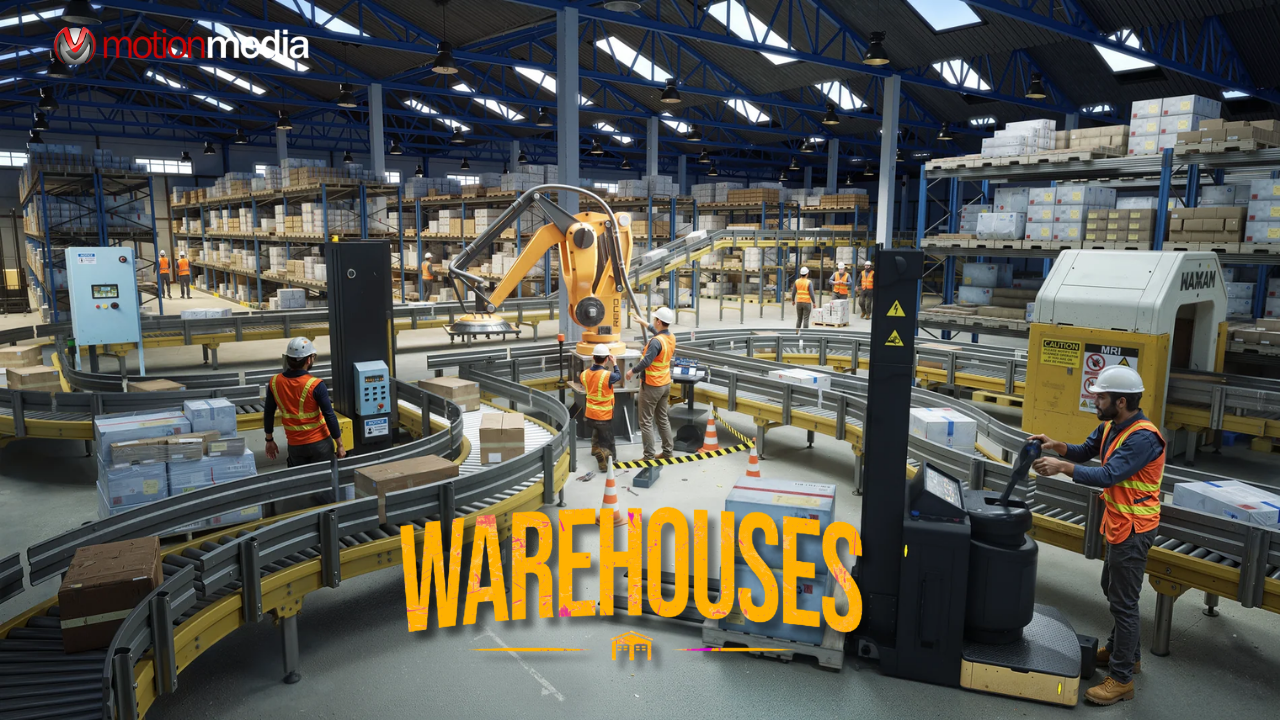 KitBash3D Warehouses Kit Brings Logistics and Industrial Infrastructure to 3D Projects