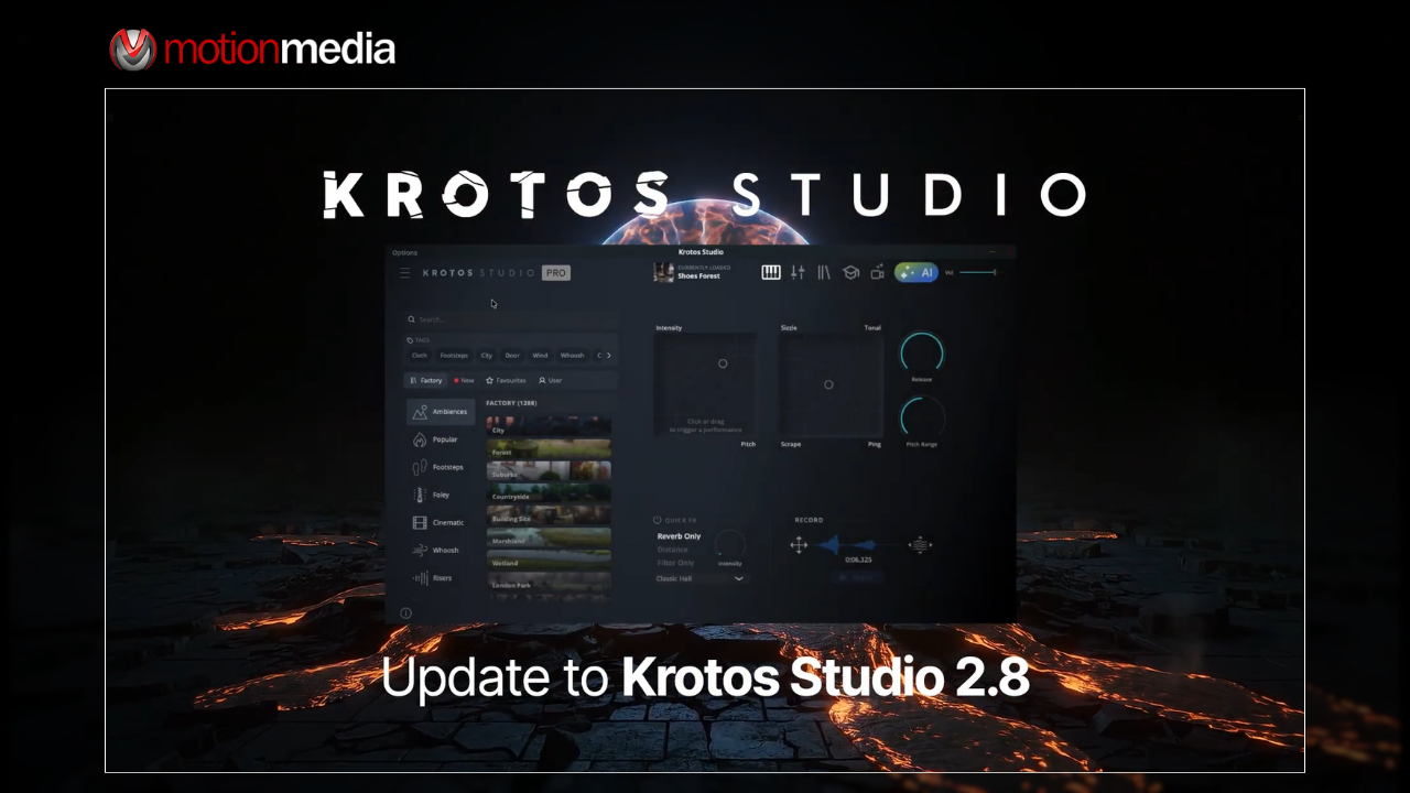 Krotos Studio 2.8 Introduces a Faster Browser with Semantic Search, Tags, and Favourites