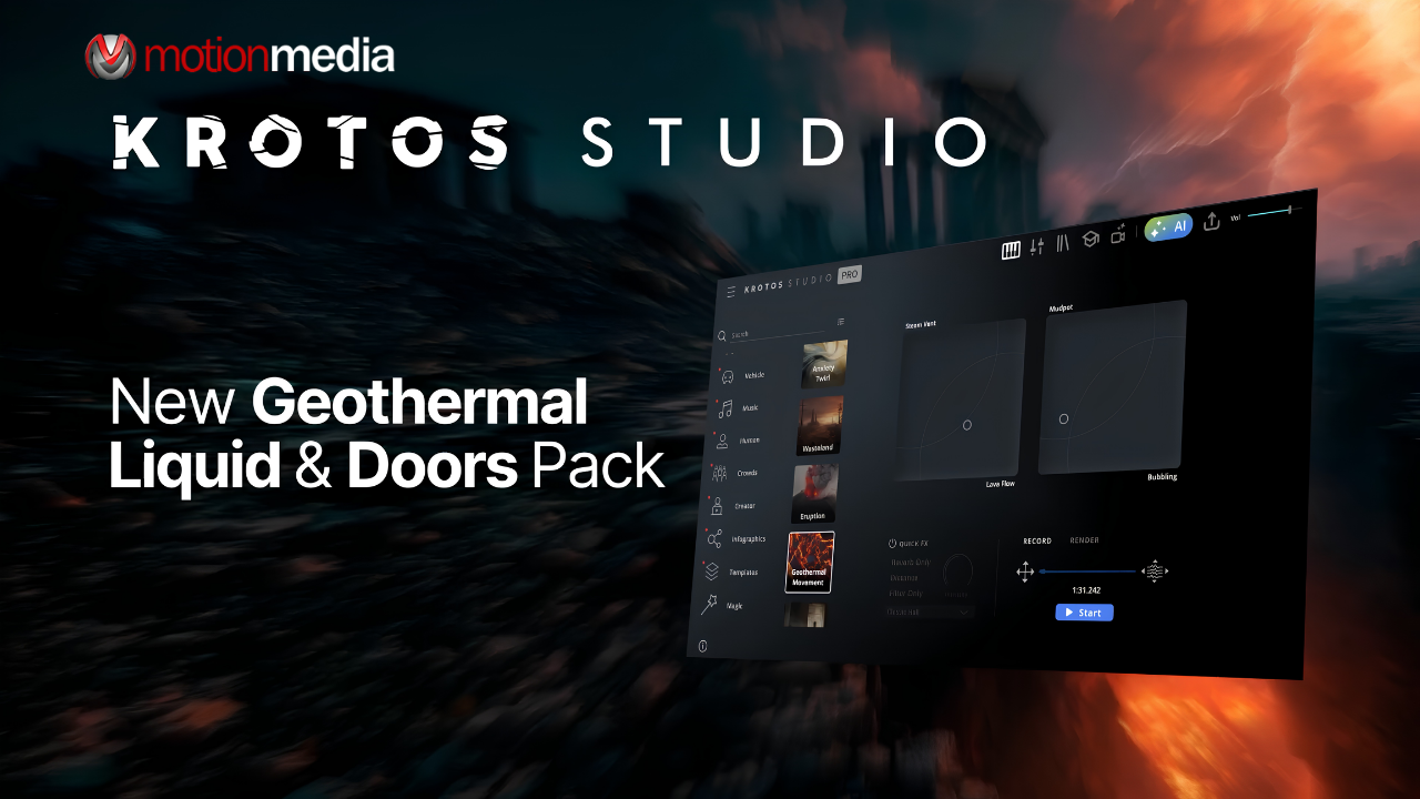 Krotos Studio July 2026 Update: Geothermal, Liquid & Doors Pack Now Available