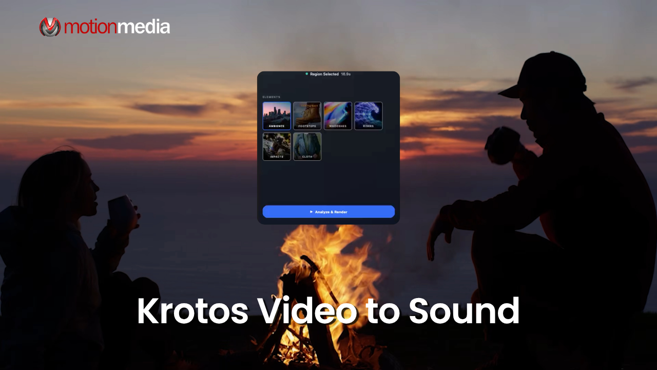 Krotos Video to Sound Is Now Available as a Premiere Pro Plugin