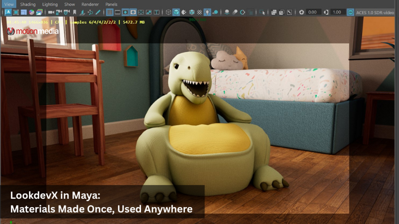 LookdevX in Maya: Materials Made Once, Used Anywhere