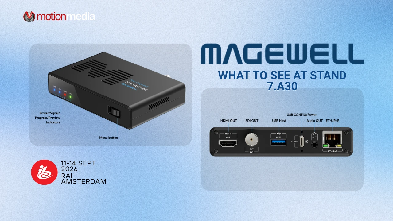 Magewell at IBC2026: Director Plus & Pro Convert IP to AIO 4K