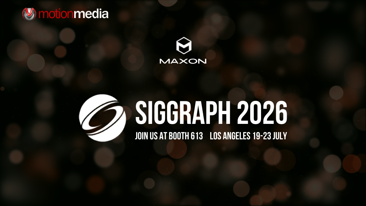 Maxon Announces SIGGRAPH 2026 Schedule: Booth #613, Educator's Day & MoGraph Meetup