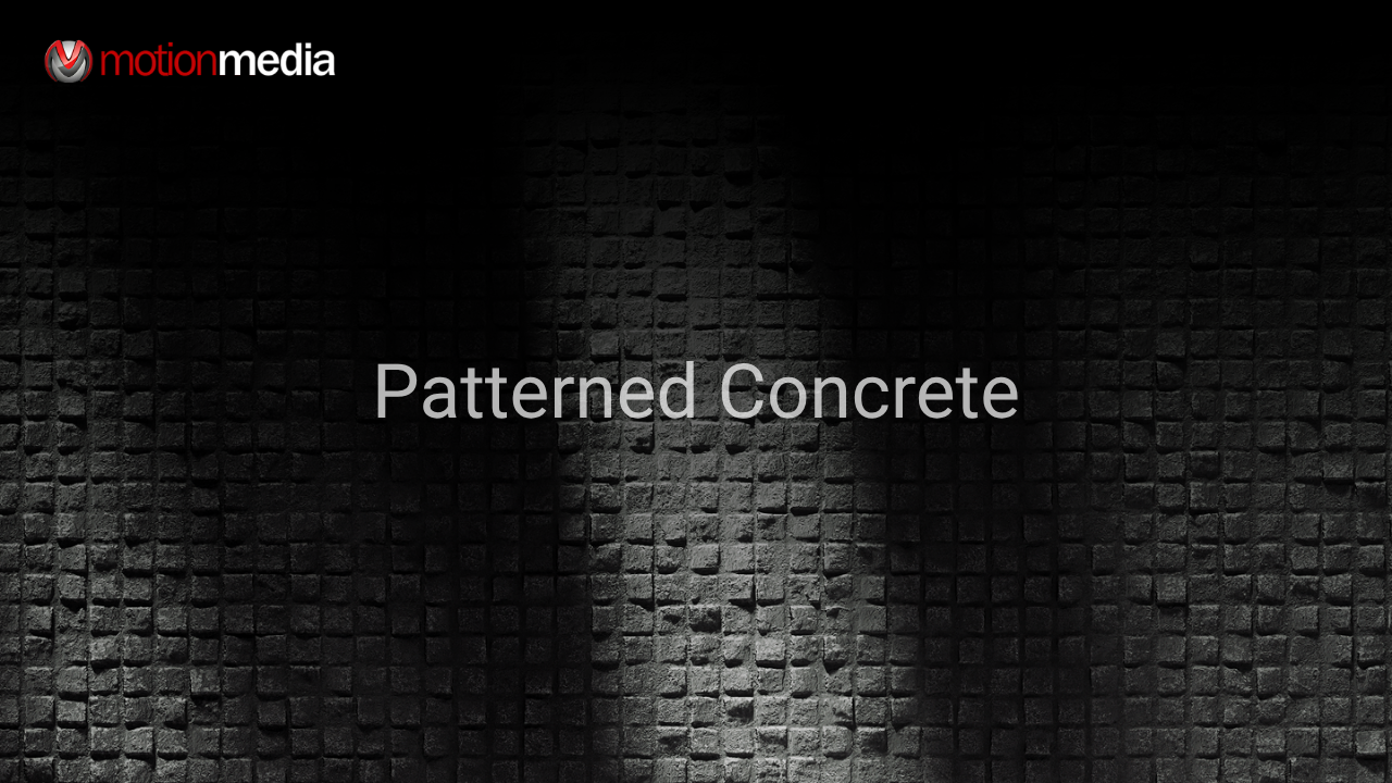 Patterned Concrete Materials for Blender, Cinema 4D & More
