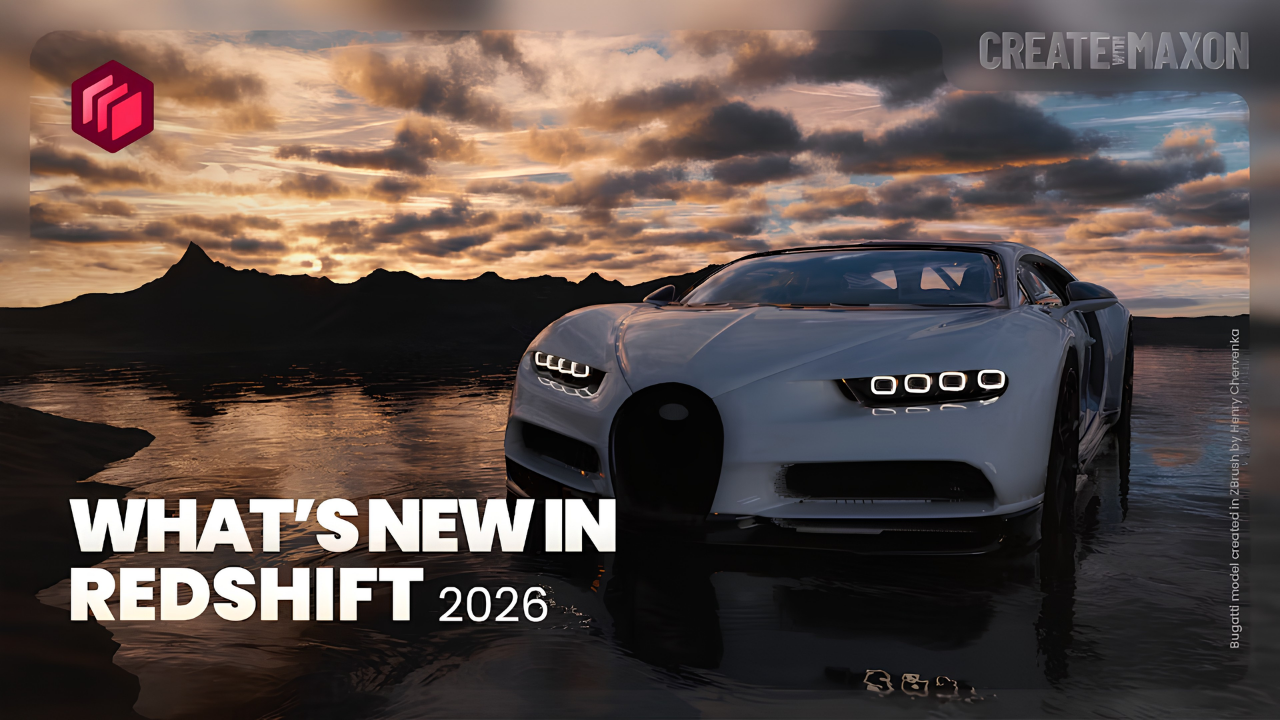 Maxon Announces "What's New in Redshift 2026" Free Livestream on August 5