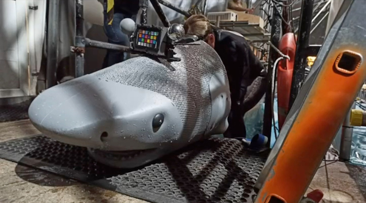 Check Out The Shark Puppet used in 'No Way Up'