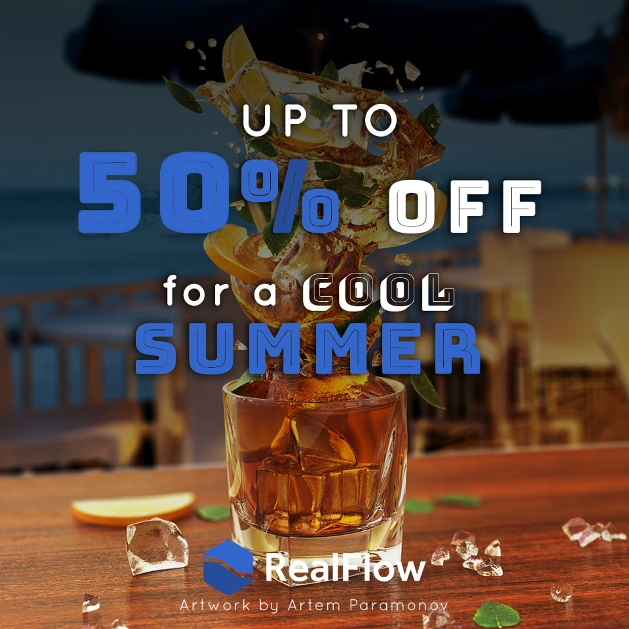 Cool Off This Summer with 50% Off Realflow 10 - Plus 35% off Maxwell Render