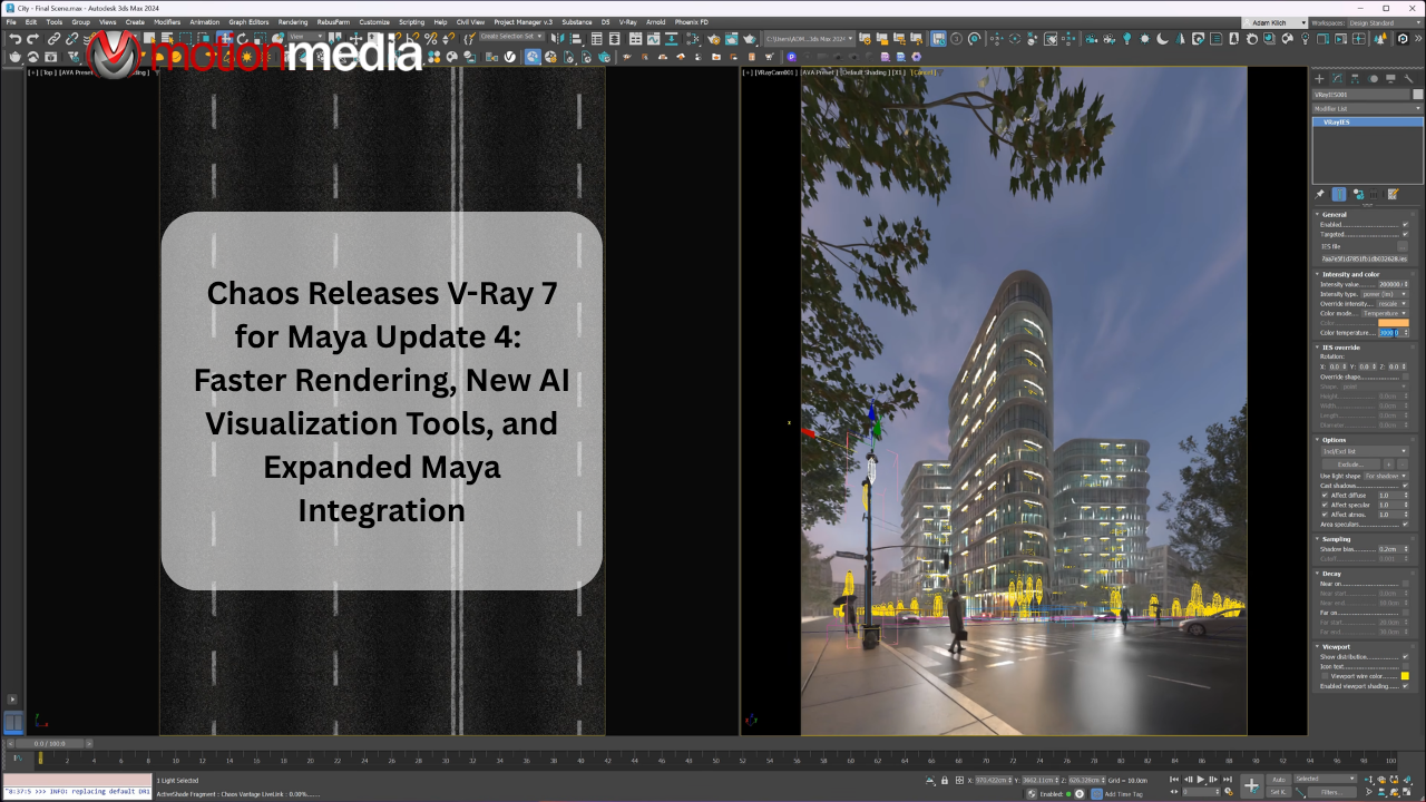 V-Ray 7 for Maya Update 4: What's New 