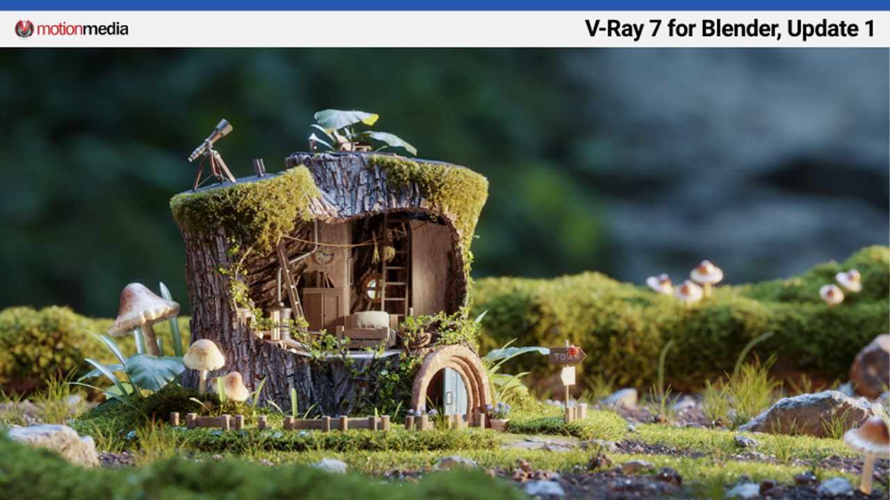 V-Ray for Blender Update 1: Cycles Support, Geometry Nodes & More