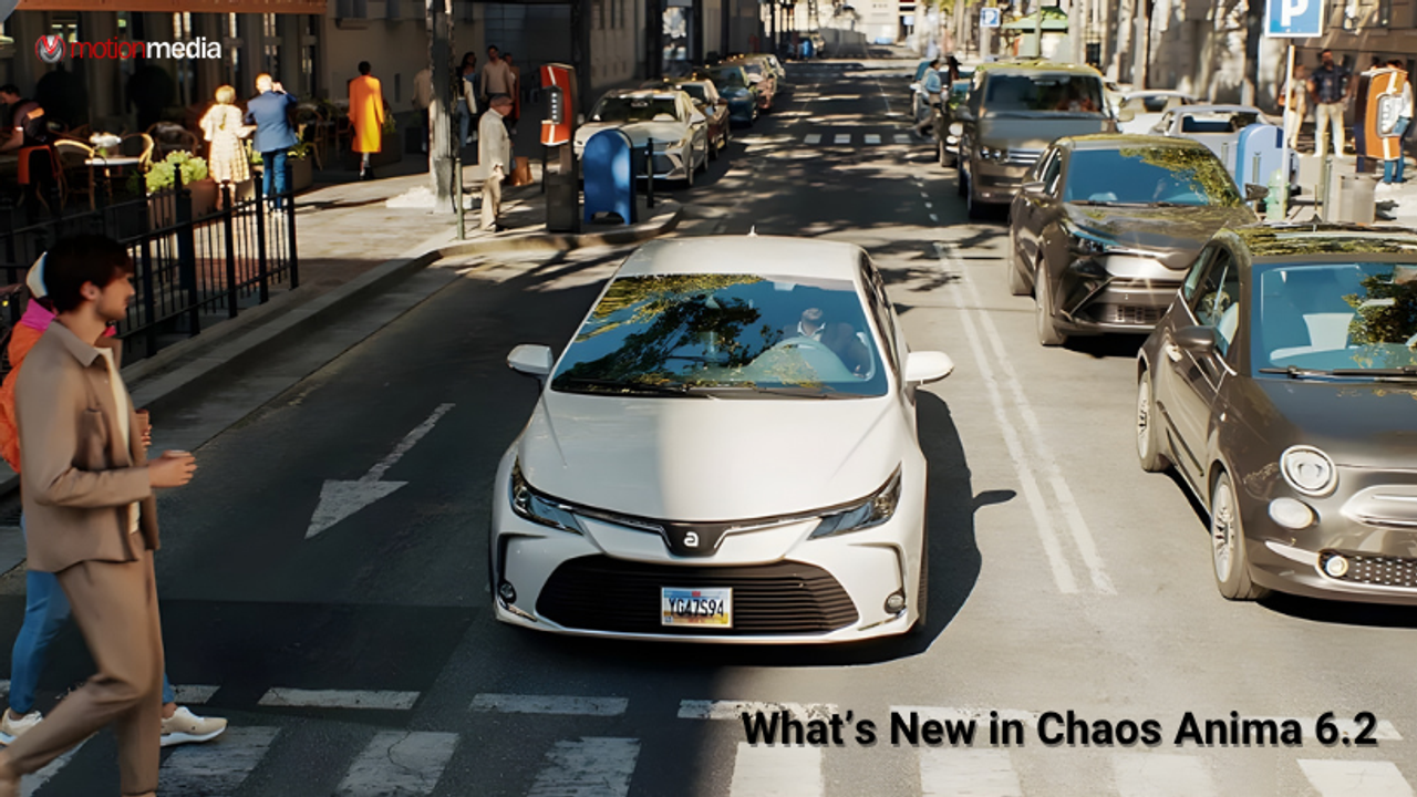 What’s New in Chaos Anima 6.2: Realistic Traffic, Tag-Based Crowds & More