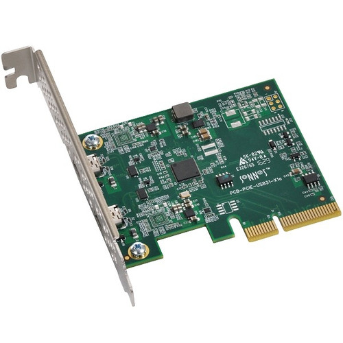 Carte PCIe 3.0 Sonnet McFiver pour 2 SSD M.2 NVMe, 1 port 10 GbE