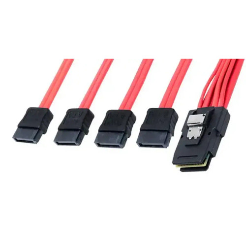 Product image one of ATTO Cable, SAS Internal Breakout, SFF-8087 to (4) x1 SATA cable, 0.5m