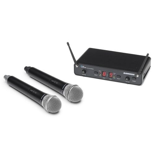 Product image one of Samson Concert 288 Handheld - Dual-Channel Wireless System (H Band 470-518 MHz)