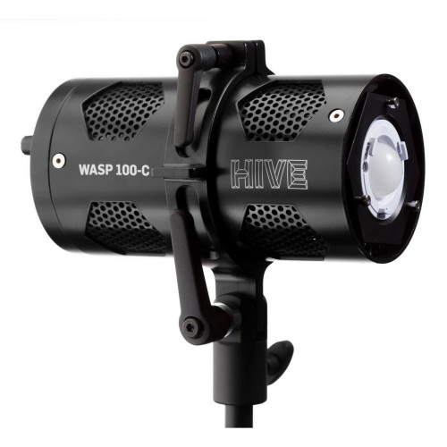 Product image one of Hive Lighting Wasp 100-C Open Face Omni-Color LED Light (no reflector)