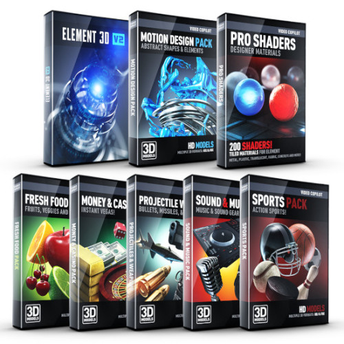 Product image one of Video Copilot Element Studio Bundle