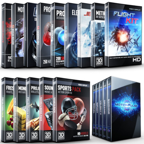 Product image one of Video Copilot Ultimate 3D Studio Bundle (Upgrade from Element 3D v1)