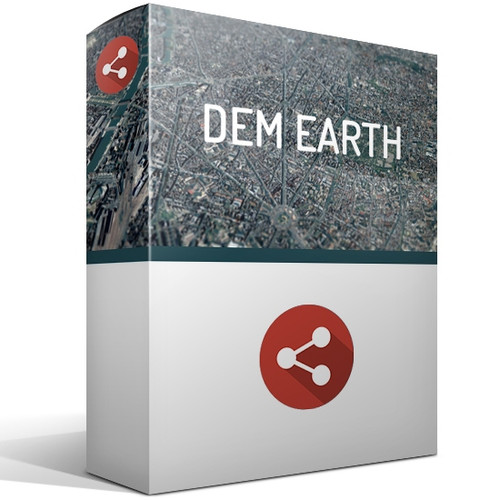 Product image one of DEM Earth 3 for Cinema 4D (R16-R19, Mac, floating)