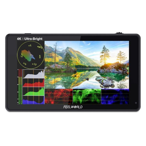 Product image one of Feelworld LUT6 6in HDR/3D LUT 2600nit Touch Screen DSLR Camera Field Monitor