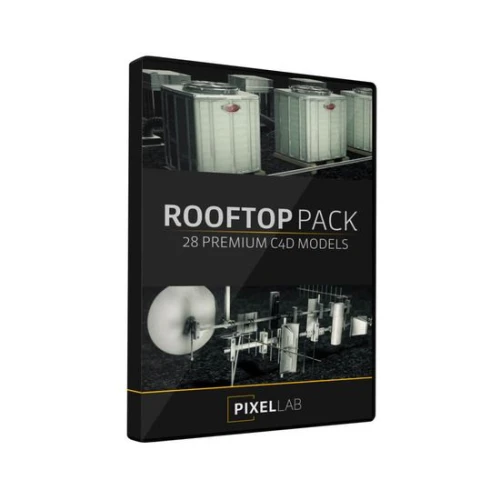 Product image one of Pixel Lab Rooftop Pack (for CINEMA 4D)