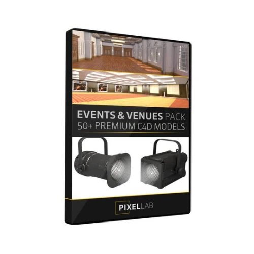 Product image one of Pixel Lab Events and Venues Pack (for CINEMA 4D)