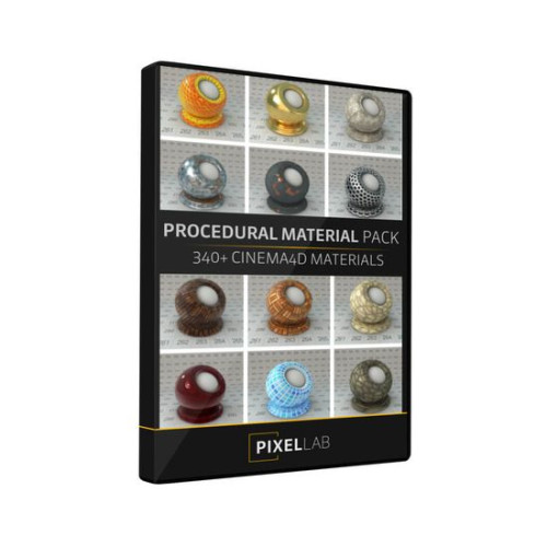 Product image one of Pixel Lab Procedural Material Pack (for CINEMA 4D)