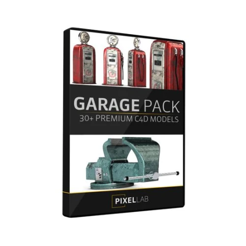Product image one of Pixel Lab Garage Pack (for CINEMA 4D)