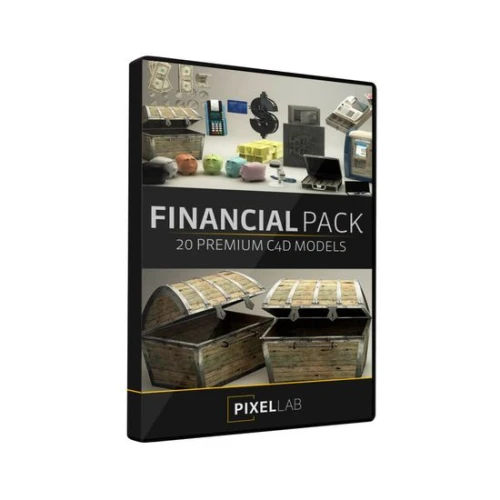 Product image one of Pixel Lab Financial Pack (for CINEMA 4D)